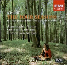 CD - VIVALDI - The Four Seasons - Anne Sophie Mutter, viool