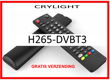 Vervangende afstandsbediening voor de H265-DVBT3 van CRYLIGHT. - 0 - Thumbnail