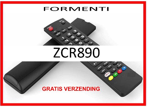 Vervangende afstandsbediening voor de ZCR890 van FORMENTI. - 0