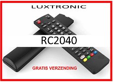 Vervangende afstandsbediening voor de RC2040 van LUXTRONIC.