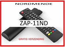 Vervangende afstandsbediening voor de ZAP-11ND van NORDMENDE.