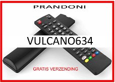 Vervangende afstandsbediening voor de VULCANO634 van PRANDONI.