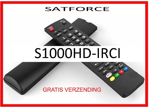 Vervangende afstandsbediening voor de S1000HD-IRCI van SATFORCE. - 0