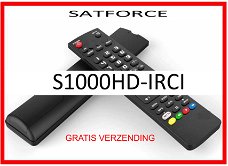 Vervangende afstandsbediening voor de S1000HD-IRCI van SATFORCE.