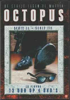 11DVD Octopus (La Piovra) Serie Prequel en 1 t/m 4 (36 uur) - 2