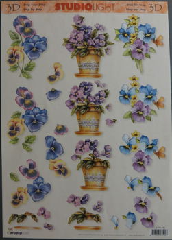 A4 knipvel BLOEMEN --- Studio Light STSL396 - 0