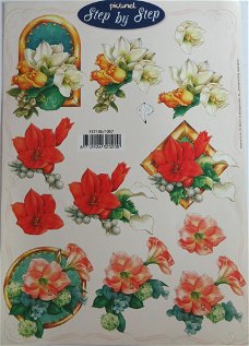 A4 knipvel BLOEMEN --- Picturel 117145/1057