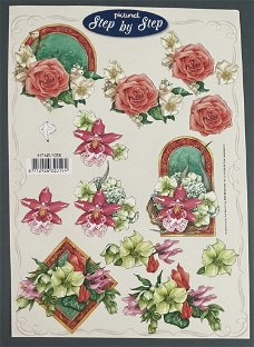 A4 knipvel BLOEMEN --- Picturel 117145/1056