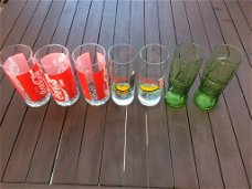 coca cola glazen ( 7stuks )