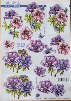 A4 knipvel BLOEMEN --- Le Suh 8215.345