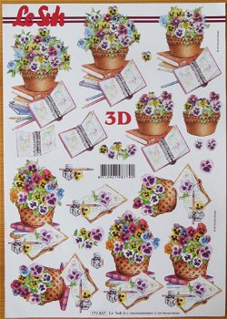 A4 knipvel BLOEMEN --- Le Suh 777.437 - 0