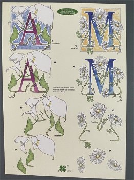 A4 knipvel BLOEMEN --- KLAVER VIER 4076 - 0