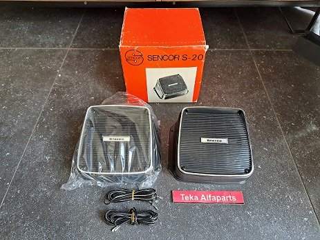Sencor S20 Vintage Auto Car Stereo Speakers - 0
