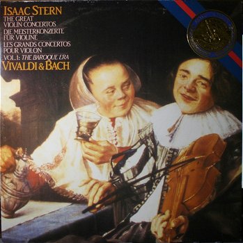 2LP - Vivaldi, Bach - Isaac Stern, viool - 0