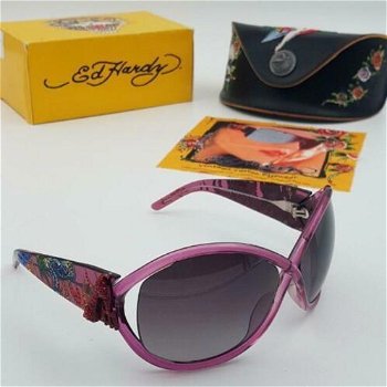Zonnebril Ed Hardy EHS-048 64-14-115 Pink Sapphire - PinUp D - 0