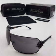 Zonnebril Affliction Boomer 140-115 Black Pewter