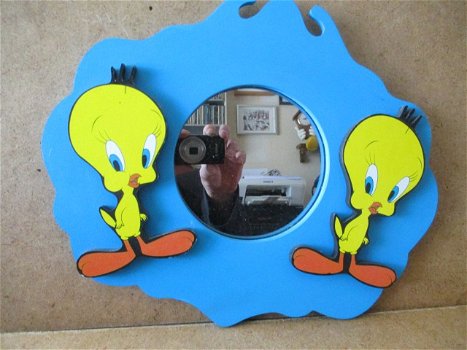 adv8563 tweety houten spiegel - 0