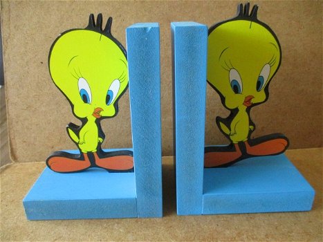 adv8564 tweety houten boekensteunen - 0