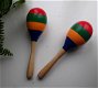 2 stuks sambaballen hout - circa 20 cm lang (maracas) - 0 - Thumbnail