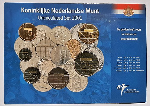 UNC set Rijksmunt 2001 - 0