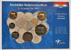 UNC set Rijksmunt 2001