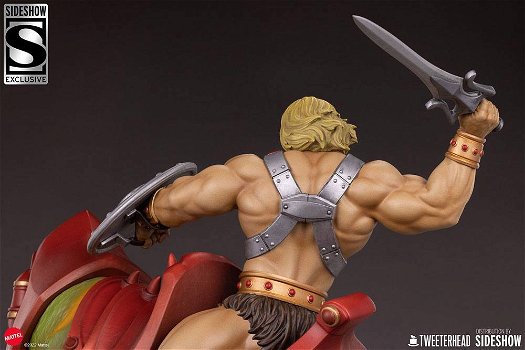Tweeterhead Masters of the Universe Statue He-Man and Battle Cat Classic Deluxe - 5