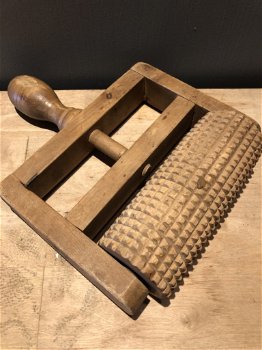 Authentieke houten roller - 4