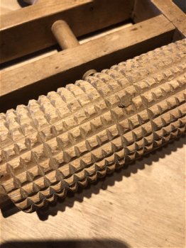 Authentieke houten roller - 6