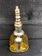 Antiek Frans Marokkaans glazen Parfum Flesje Okergeel. - 2 - Thumbnail