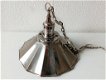 Vintage metalen hanglamp parapluvorm - 1 - Thumbnail