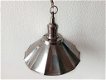 Vintage metalen hanglamp parapluvorm - 3 - Thumbnail
