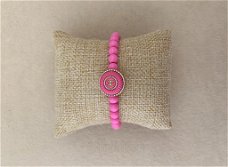 Roze Coco Macaron armband