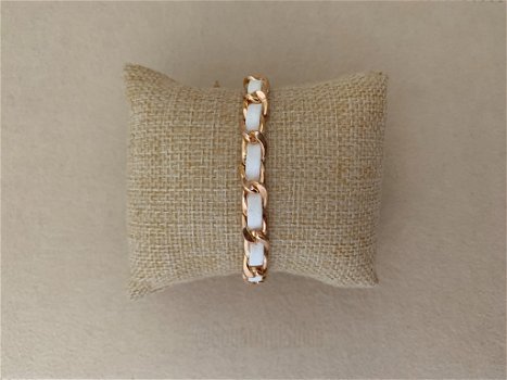 Coco strap armband wit - 0