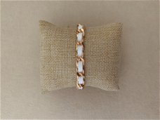 Coco strap armband wit