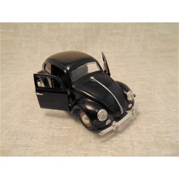 Volkswagen kever ovaal 1955 Smart toys 1:32 zwart - 0