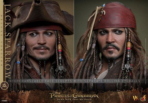 Hot Toys Pirates Of The Caribbean Dead Men Tell No Tales Jack Sparrow Deluxe DX38 - 5