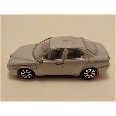 Alfa Romeo 156 Bburago 1:43 zilverkleurig