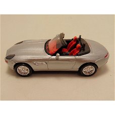 Bmw Z8 cabrio 1:43 Newray zilverkleurig