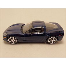 Chevrolet Corvette C6 Bburago 1:43 donkerblauw