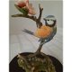 Pimpelmees vogel op een houten plateau The Leonardo Collection LP10215 B15 X H17 Cm - 3 - Thumbnail
