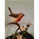 Roodborstje vogel op een houten plateau The Leonardo Collection LP10214 B15 X H17 Cm - 3 - Thumbnail