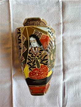 Te koop: Japanse antieke vaas met bijpassend wandbordje - 5