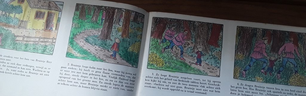 Vintage kinderboekje: de avonturen van bruintje beer - 4