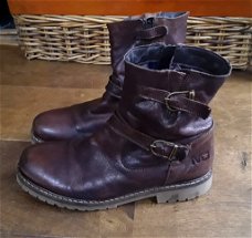 Leren boots / laarzen - bruin (muyters)