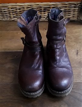 Leren boots / laarzen - bruin (muyters) - 3