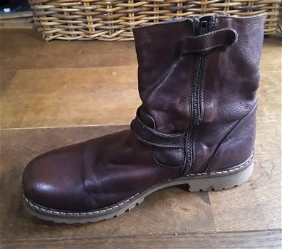 Leren boots / laarzen - bruin (muyters) - 4