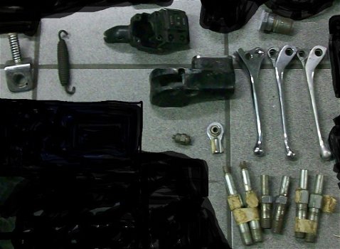 Harley shovel, diverse onderdelen - 0