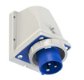 CEE 16A wandcontactdoos 3-polig blauw 230V IP67 - 0 - Thumbnail