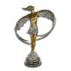 brons beeld, vrouw met vleugels - 1 - Thumbnail