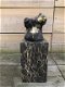 brons beeld van een panda,panda, kado - 2 - Thumbnail